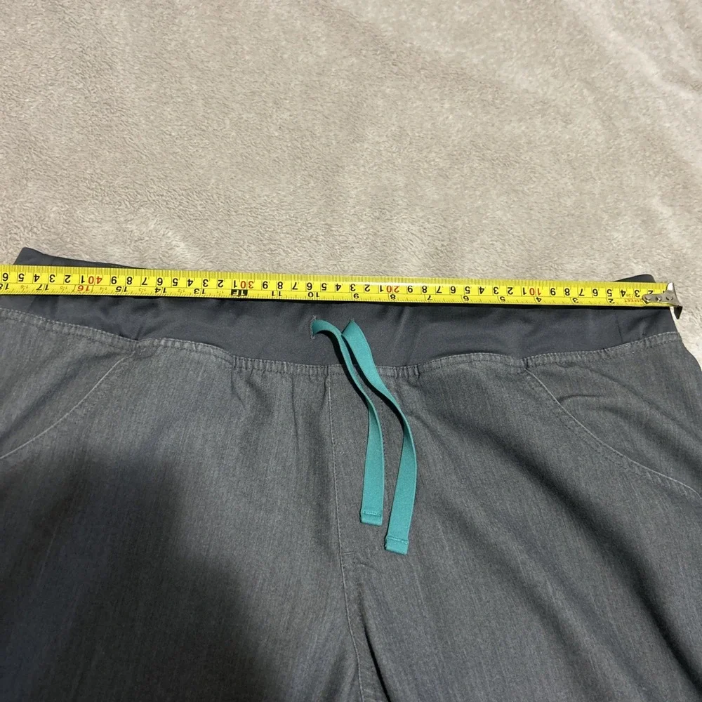FIGS Technical Collection Scrub‎ Pants Men Size Large Graphite Gray Relaxed Fit